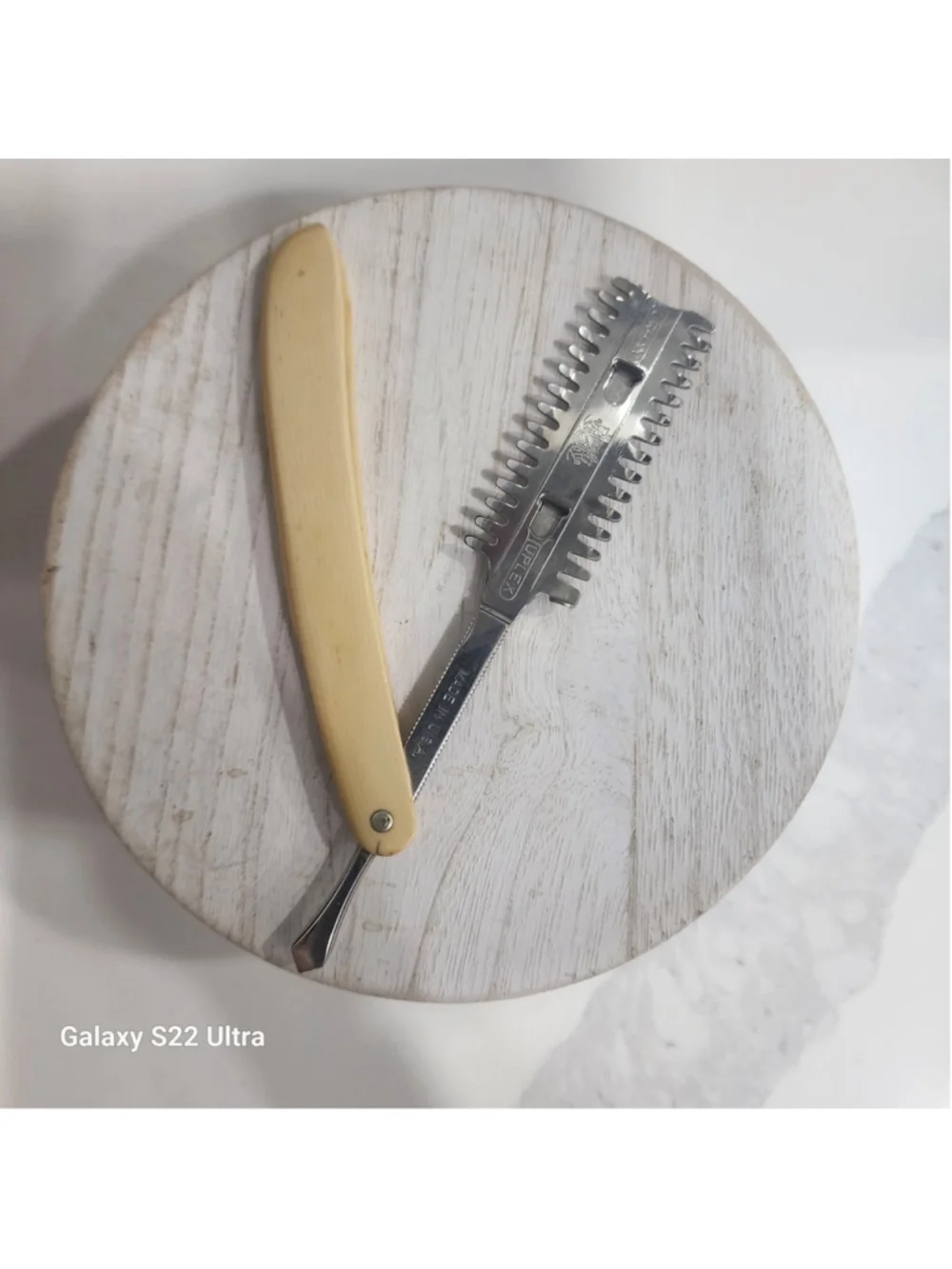 Vintage Durham Duplex DE Straight Razor Trimmer, Barber CLEAN